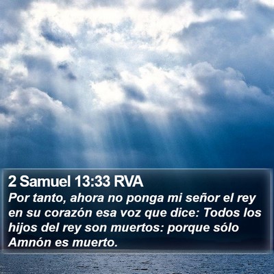 2 Samuel 13:33 RVA Bible Verse Image