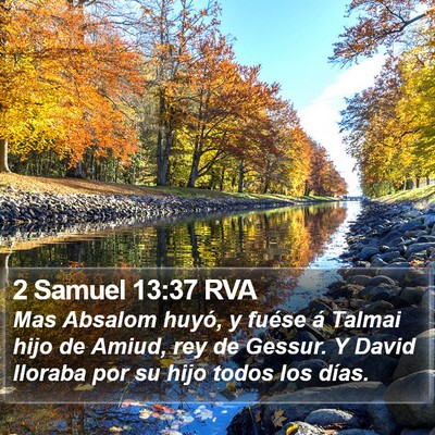 2 Samuel 13:37 RVA Bible Verse Image