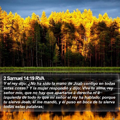 2 Samuel 14:19 RVA Bible Verse Image