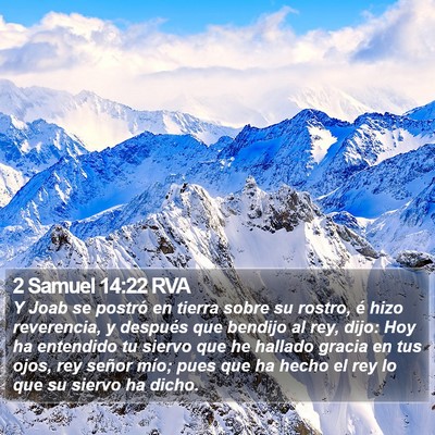 2 Samuel 14:22 RVA Bible Verse Image