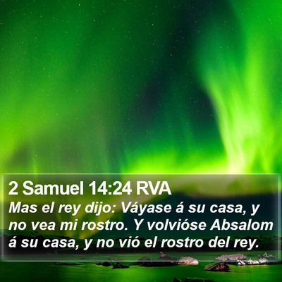 2 Samuel 14:24 RVA Bible Verse Image