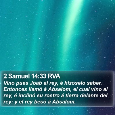 2 Samuel 14:33 RVA Bible Verse Image