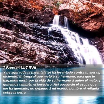 2 Samuel 14:7 RVA Bible Verse Image