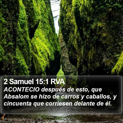 2 Samuel 15:1 RVA Bible Verse Image