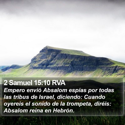 2 Samuel 15:10 RVA Bible Verse Image