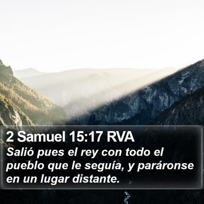 2 Samuel 15:17 RVA Bible Verse Image
