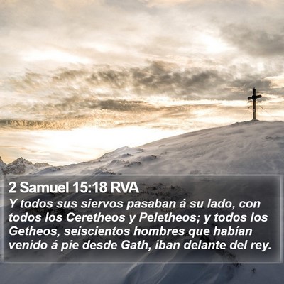 2 Samuel 15:18 RVA Bible Verse Image
