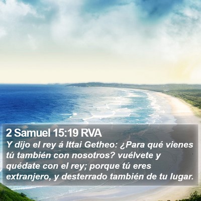 2 Samuel 15:19 RVA Bible Verse Image