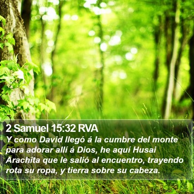 2 Samuel 15:32 RVA Bible Verse Image