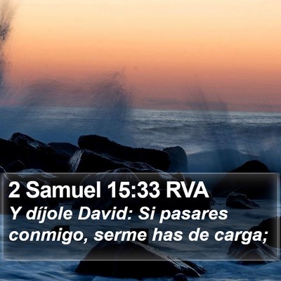 2 Samuel 15:33 RVA Bible Verse Image