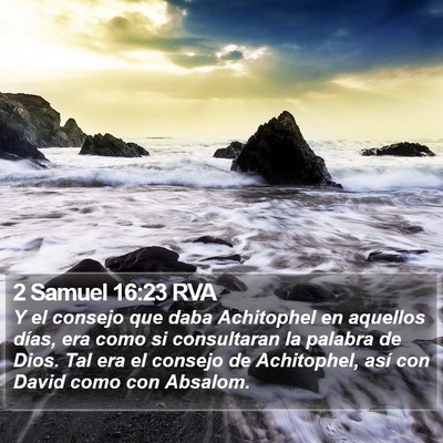 2 Samuel 16:23 RVA Bible Verse Image