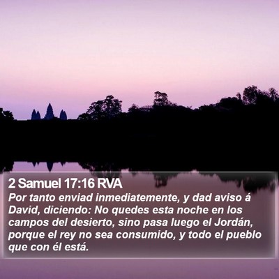 2 Samuel 17:16 RVA Bible Verse Image