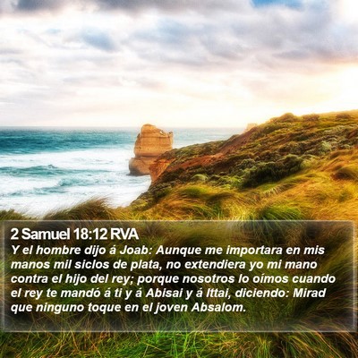 2 Samuel 18:12 RVA Bible Verse Image