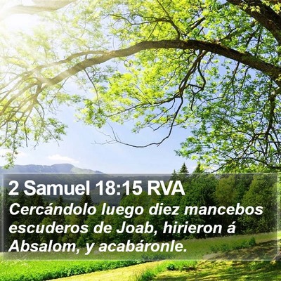 2 Samuel 18:15 RVA Bible Verse Image