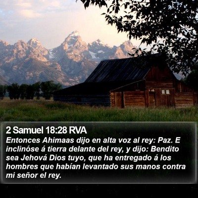 2 Samuel 18:28 RVA Bible Verse Image
