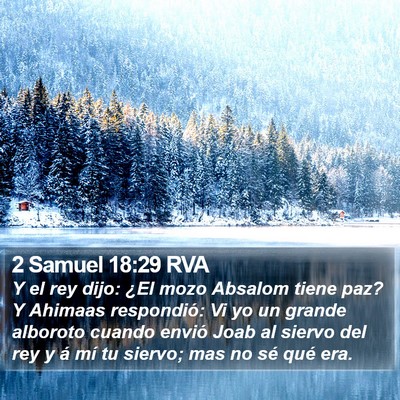 2 Samuel 18:29 RVA Bible Verse Image