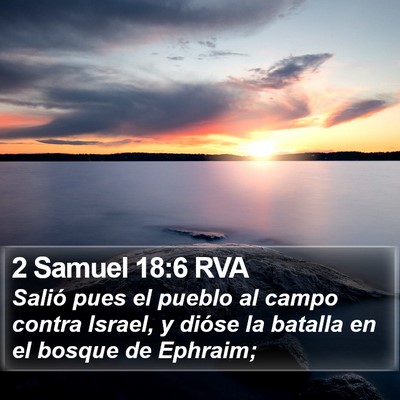 2 Samuel 18:6 RVA Bible Verse Image