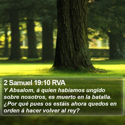 2 Samuel 19:10 RVA Bible Verse Image