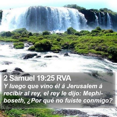 2 Samuel 19:25 RVA Bible Verse Image