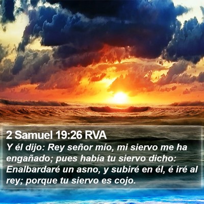 2 Samuel 19:26 RVA Bible Verse Image