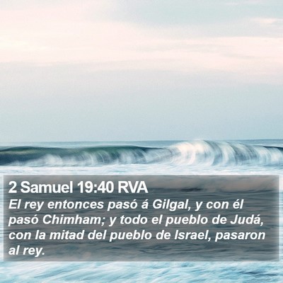2 Samuel 19:40 RVA Bible Verse Image