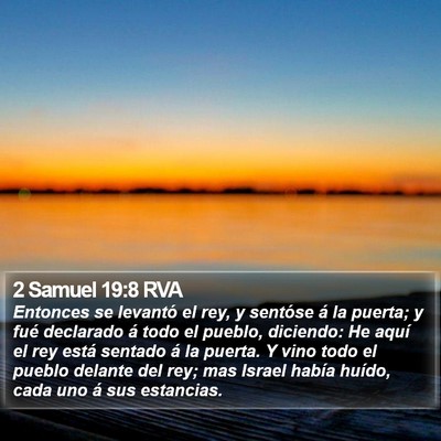 2 Samuel 19:8 RVA Bible Verse Image