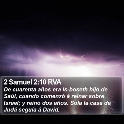 2 Samuel 2:10 RVA Bible Verse Image