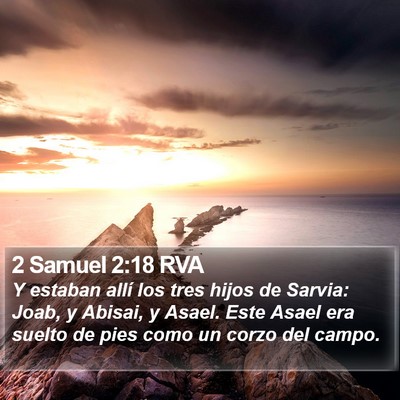 2 Samuel 2:18 RVA Bible Verse Image
