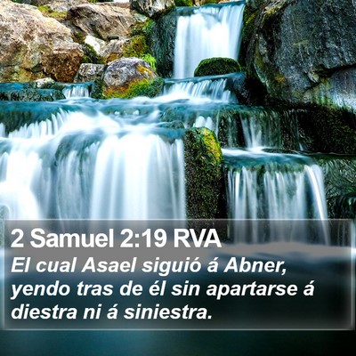 2 Samuel 2:19 RVA Bible Verse Image