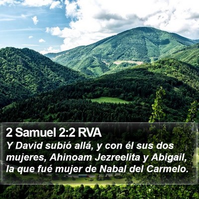 2 Samuel 2:2 RVA Bible Verse Image
