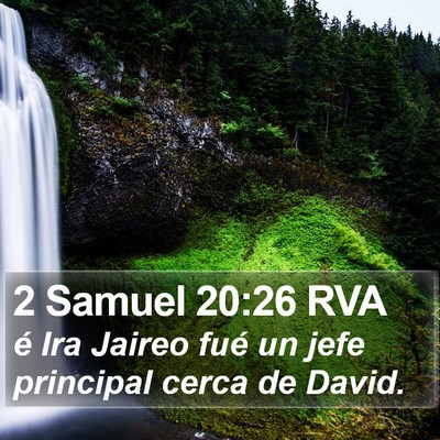 2 Samuel 20:26 RVA Bible Verse Image