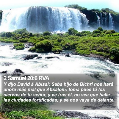 2 Samuel 20:6 RVA Bible Verse Image