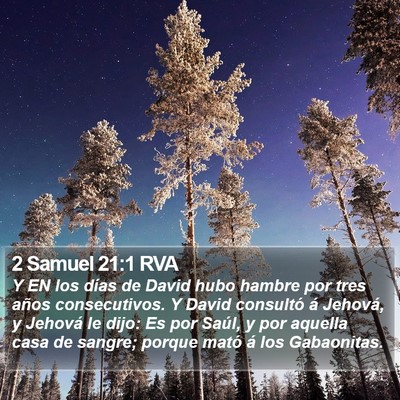 2 Samuel 21:1 RVA Bible Verse Image
