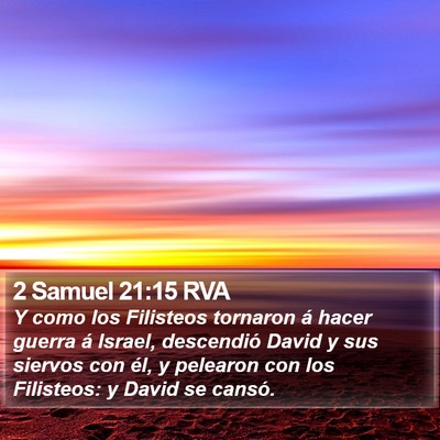 2 Samuel 21:15 RVA Bible Verse Image