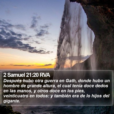 2 Samuel 21:20 RVA Bible Verse Image