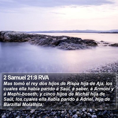 2 Samuel 21:8 RVA Bible Verse Image