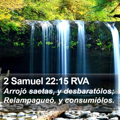 2 Samuel 22:15 RVA Bible Verse Image