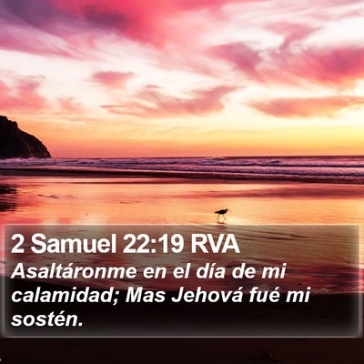 2 Samuel 22:19 RVA Bible Verse Image
