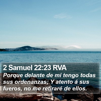 2 Samuel 22:23 RVA Bible Verse Image
