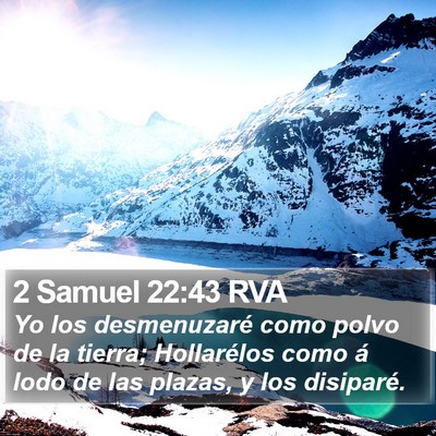 2 Samuel 22:43 RVA Bible Verse Image