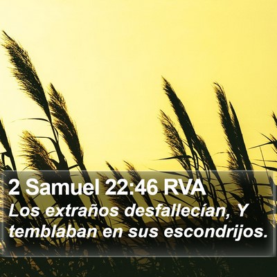 2 Samuel 22:46 RVA Bible Verse Image