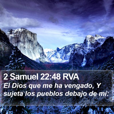 2 Samuel 22:48 RVA Bible Verse Image