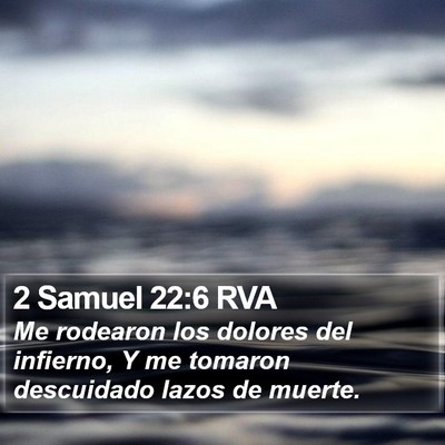 2 Samuel 22:6 RVA Bible Verse Image