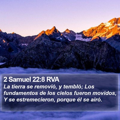 2 Samuel 22:8 RVA Bible Verse Image