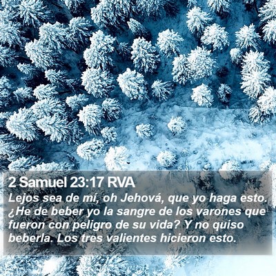 2 Samuel 23:17 RVA Bible Verse Image
