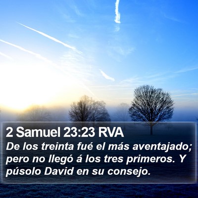 2 Samuel 23:23 RVA Bible Verse Image
