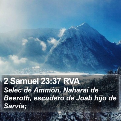 2 Samuel 23:37 RVA Bible Verse Image