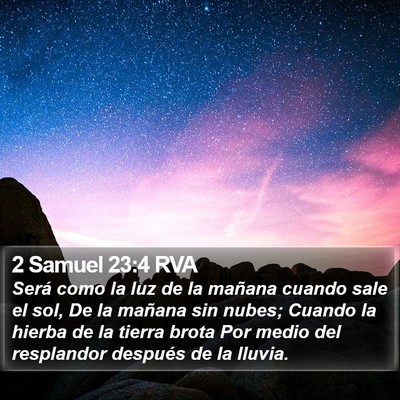 2 Samuel 23:4 RVA Bible Verse Image