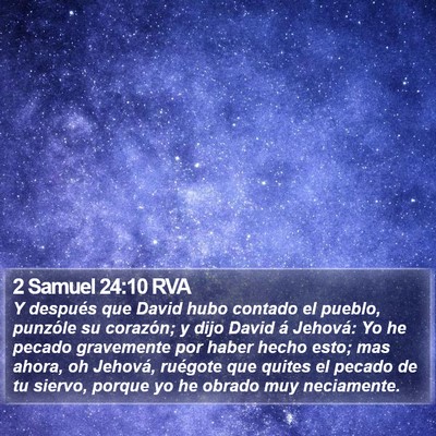 2 Samuel 24:10 RVA Bible Verse Image