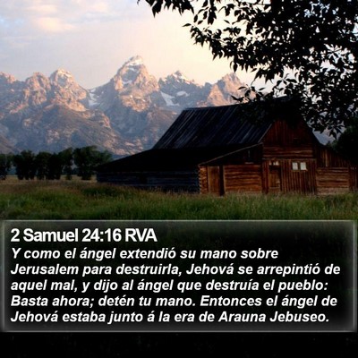 2 Samuel 24:16 RVA Bible Verse Image